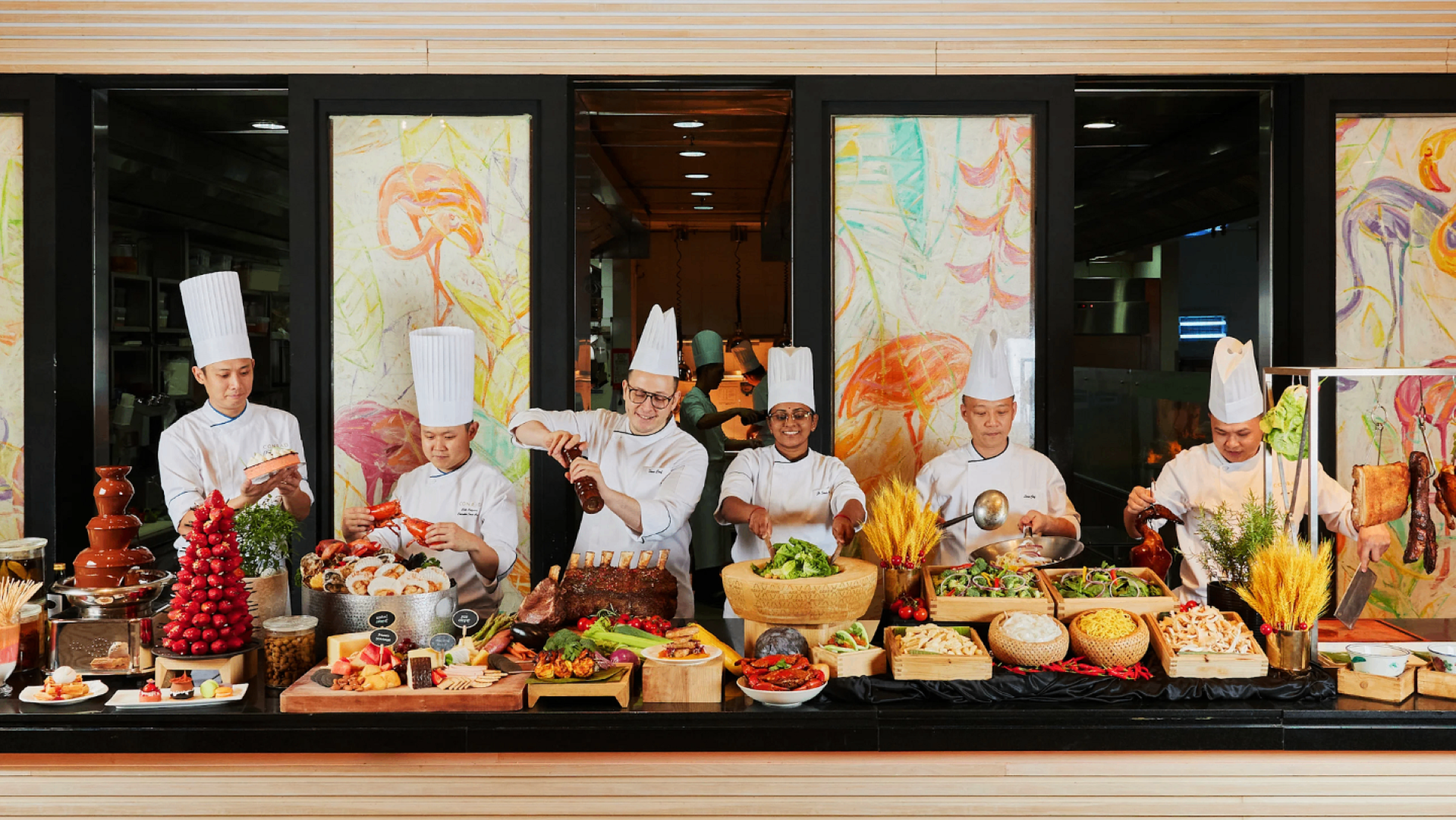 $60 nett at Oscar’s at Conrad Singapore Marina Bay if you wear green!
