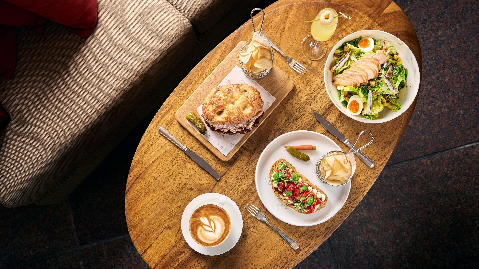 $0.60 coffee or tea at Conrad Singapore Marina Bay's The Terrace