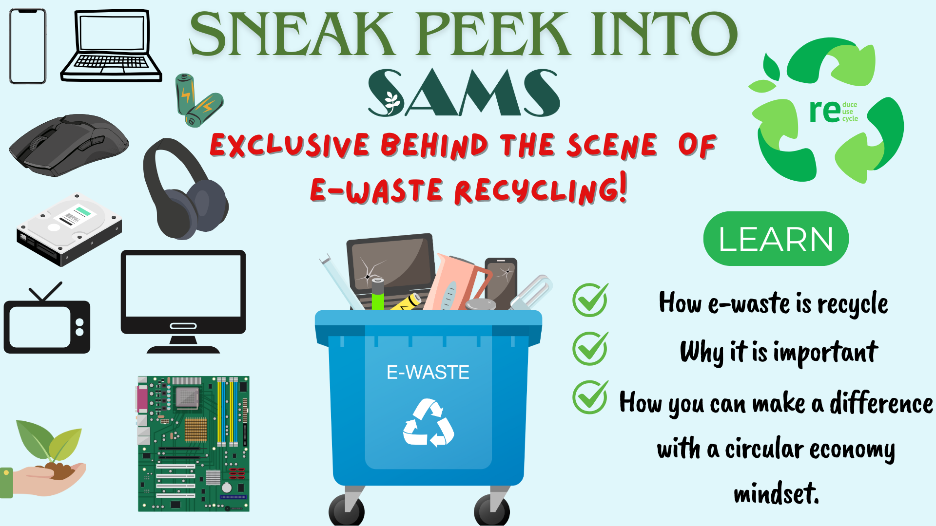 Get an Exclusive Behind-the-Scenes Look at E-Waste Recycling @SAMS