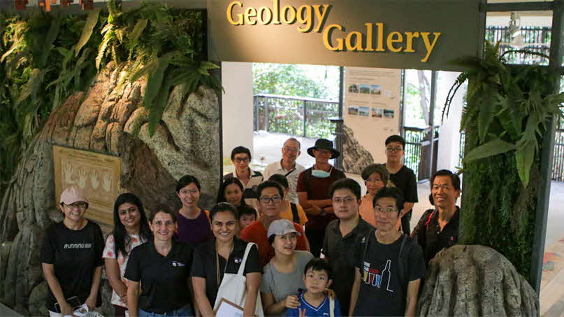 Tour of Geology Gallery at Sentosa Nature Discovery