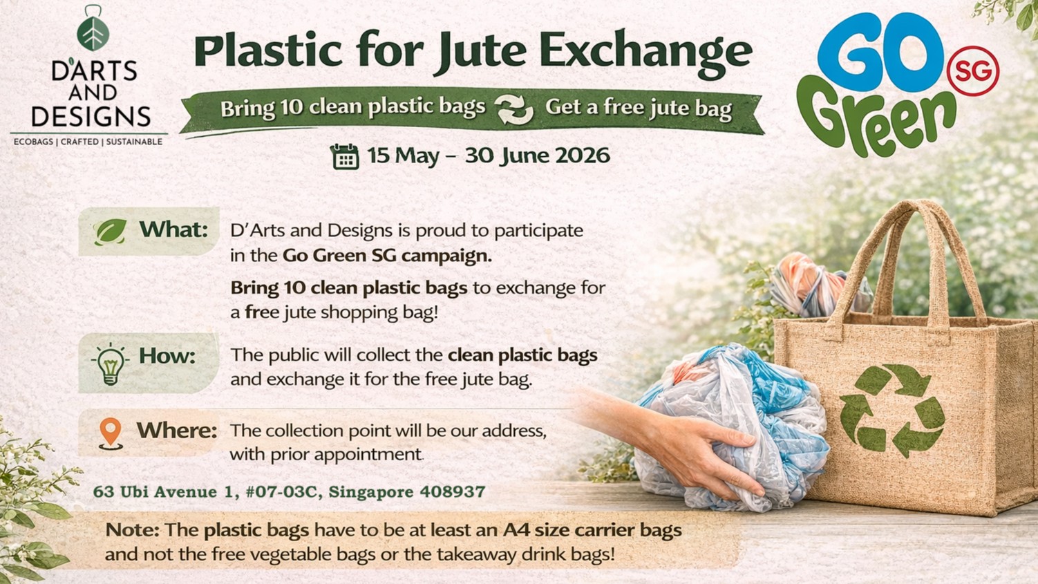 Plastic for Jute Exchange