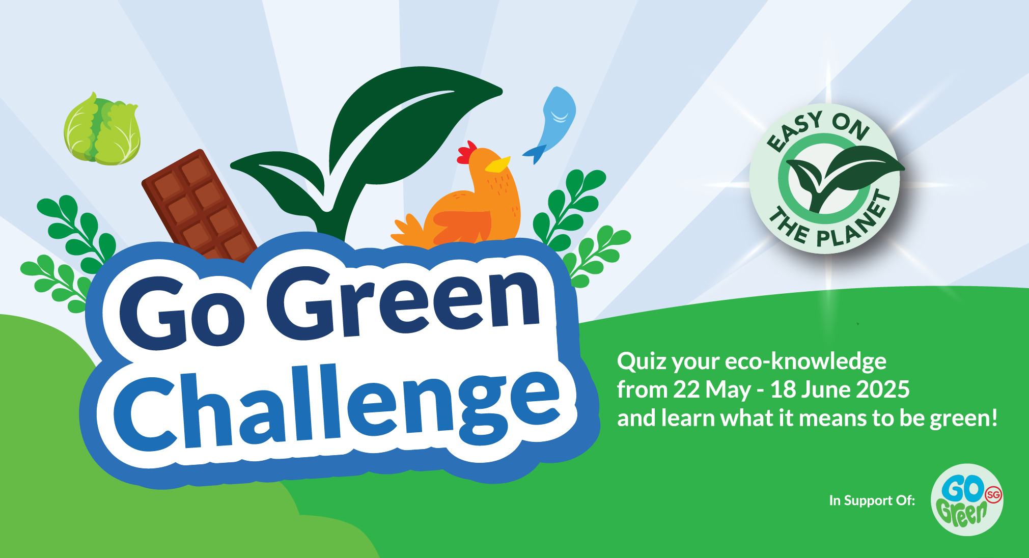 Take part in the FairPrice Go Green Challenge!