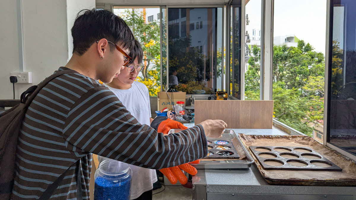 Transforming Plastic Waste into Custom Coasters