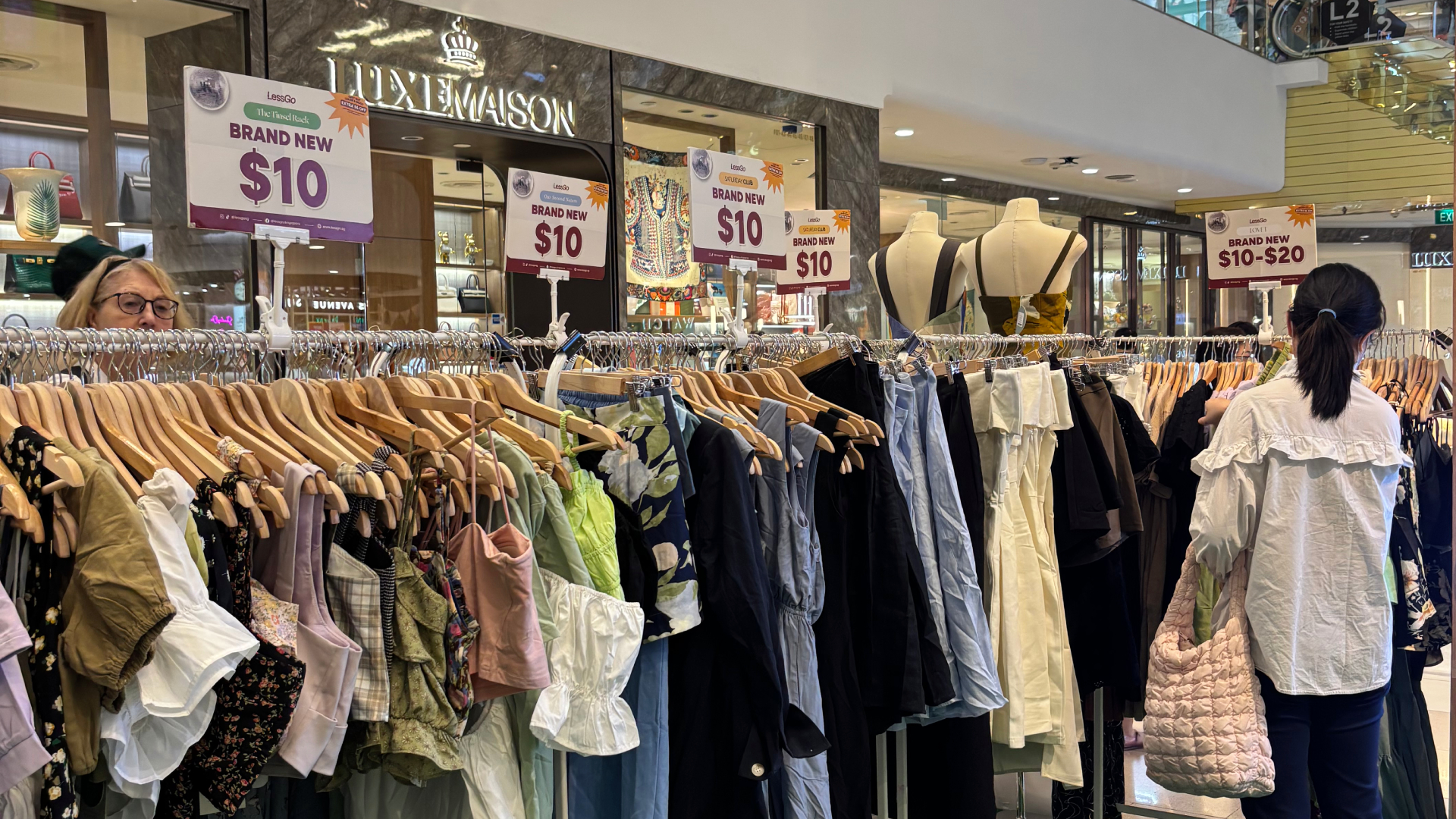 Go Green Market Pop-up (Raffles Place MRT Station)